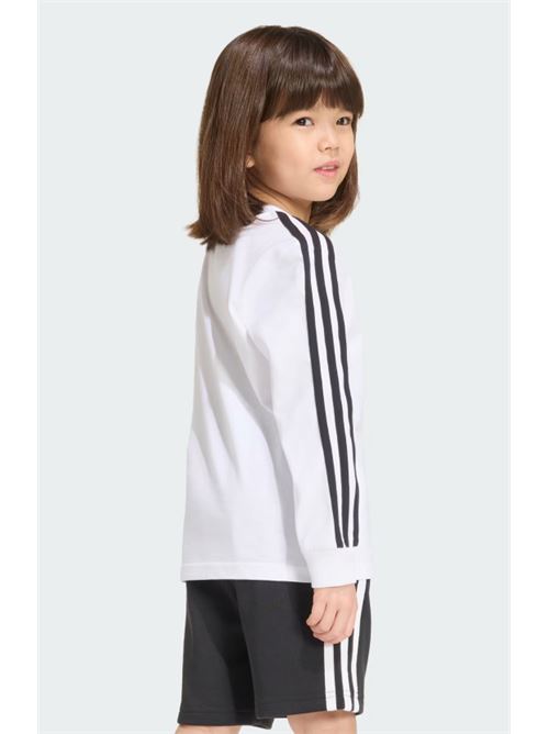 3 stripe ls ADIDAS ORIGINAL | HZ6602WHITE
